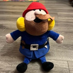 Yukon Cornelius Stuffed Animal Plushie from Rudolph The Red Nosed Reindeer 11”